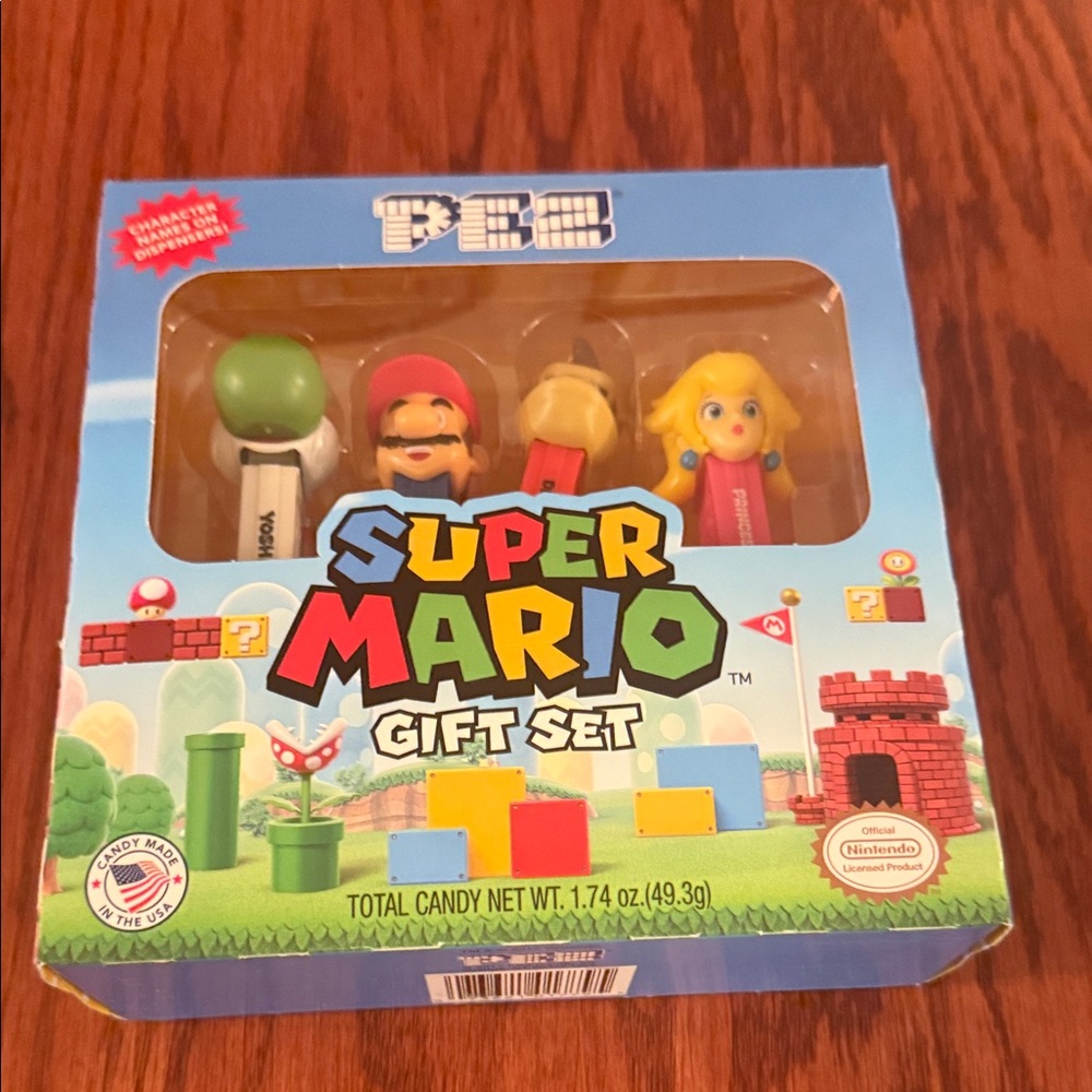 Pez Super Mario Gift Set Pristine, Never Opened
